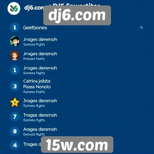 Análise dos jogos mais populares no dj6.com