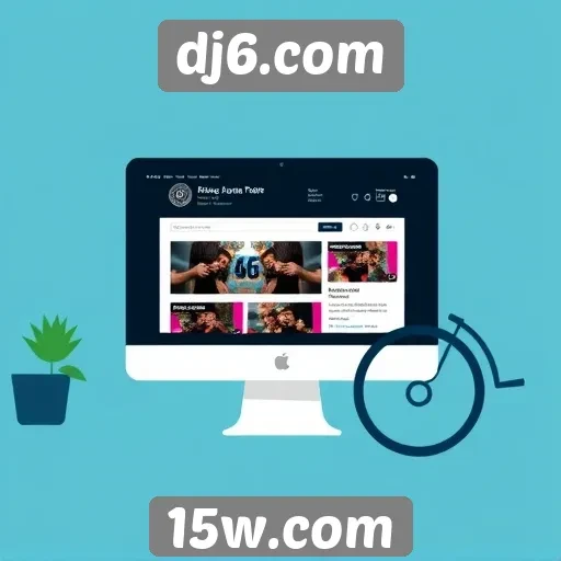 Acessibilidade e interface do dj6.com para novos usuários